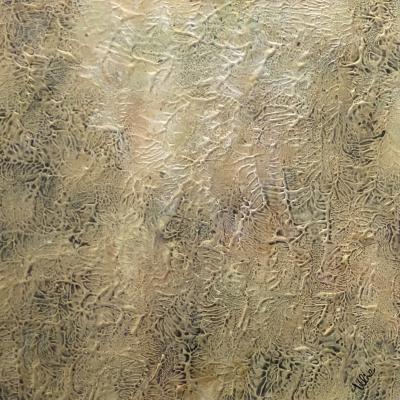 Mysteries of Nature - 7, 40 x 40 cm, mixed media on art paper Fabriano, framed
