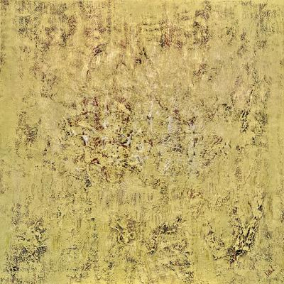 Mysteries of Nature - 9, 90 x 90 cm, mixed media on canvas
