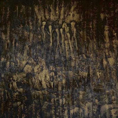 Towards Wisdom, 120 x 120 cm, mixed media on canvas