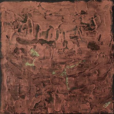 A new Stage of Consciousness - 6, 50 x 50 cm, mixed media on canvas