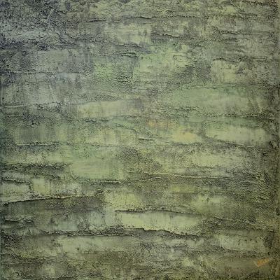 Sounds of the Earth - 6, 50 x 50 cm, mixed media on canvas