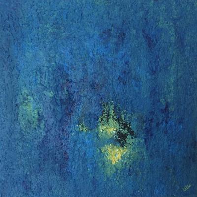Light Game, 50 x 50 cm, mixed media on canvas