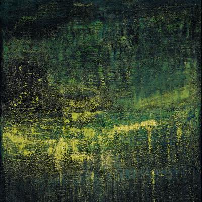 Shining through, 120 x 90 cm, mixed media on canvas
