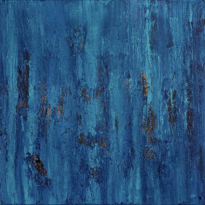 Connection to the Universe, 90 x 90 cm, mixed media on canvas