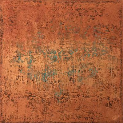 Inner Delight, 40 x 40 cm, mixed media on canvas