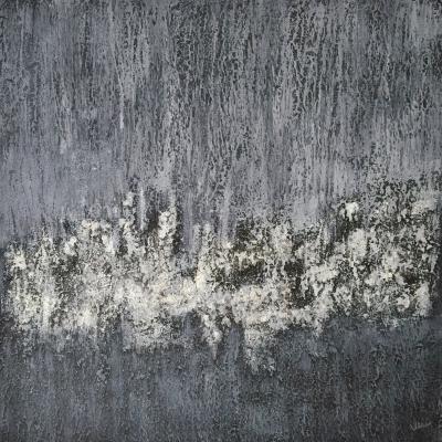 Spiritual Awakening, 70 x 70 cm, mixed media on canvas