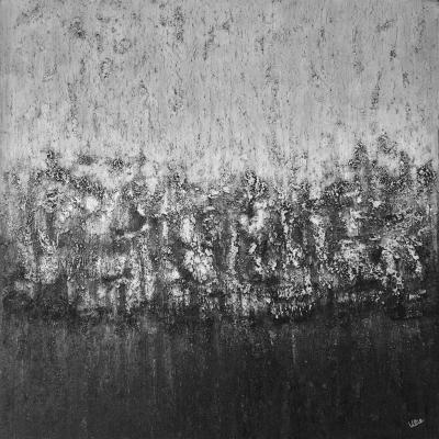 Beyond my Dreams, 90 x 90 cm, mixed media on canvas