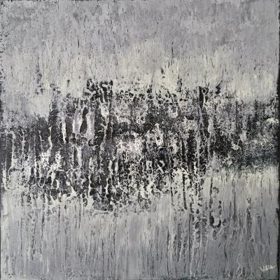 Wisdom, 50 x 50 cm, mixed media on canvas