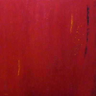 Plaisir des sens, 80 x 80 cm, acrylic on canvas