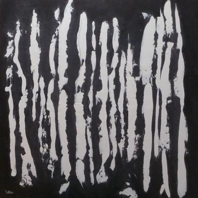 Vibrations, 80 x 80 cm, acrylic on canvas